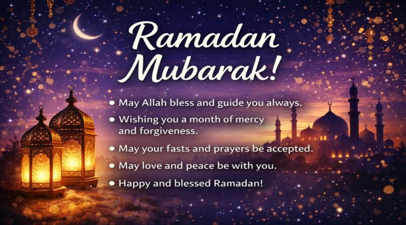 Ramadan Mubarak Wishes 2026