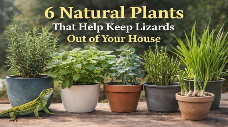 6 Natural Plants That Help Keep Lizards Out of Your House