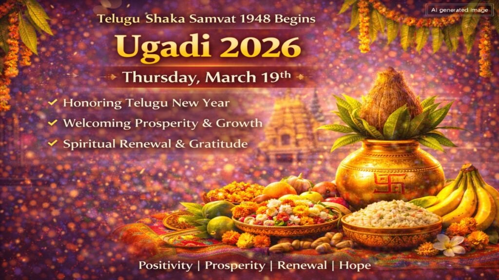 Ugadi 2026 Date, Pratipada Tithi & Significance