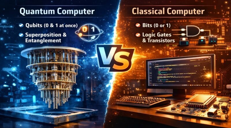 Quantum Computer vs Classical Digital Computer