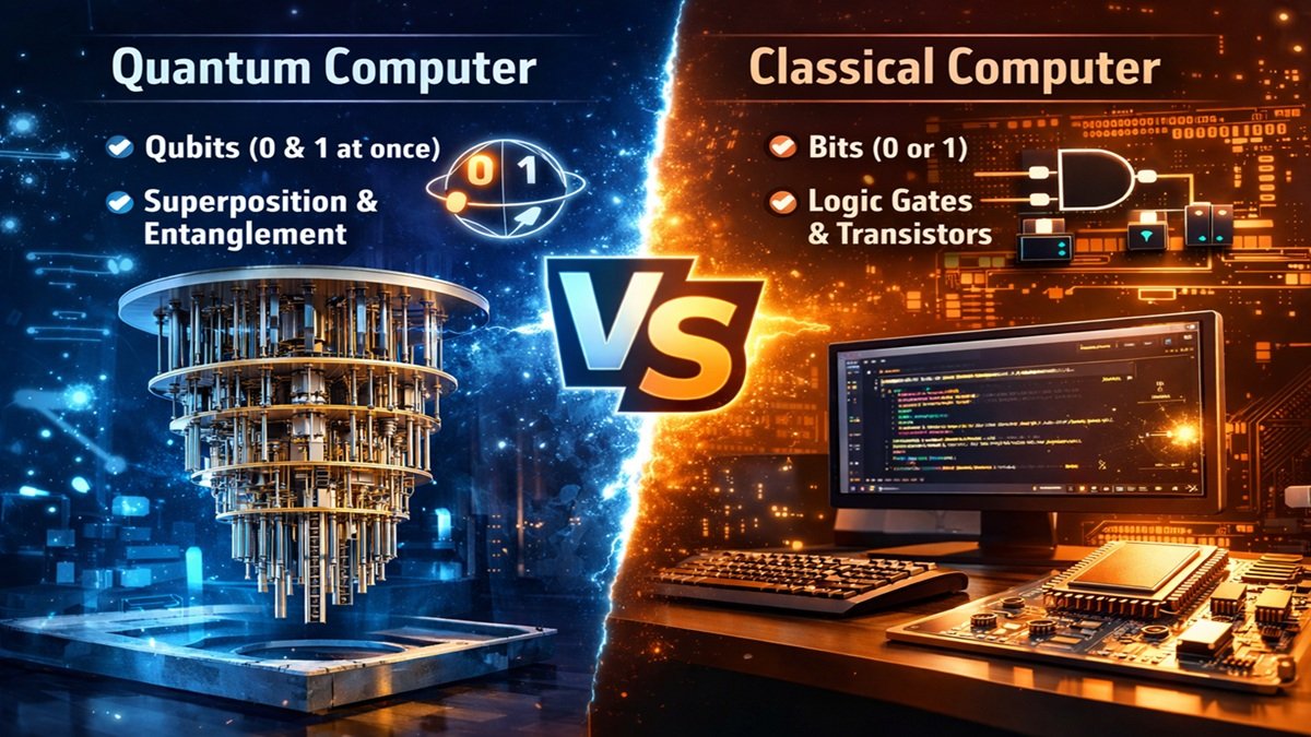 Quantum Computer vs Classical Digital Computer: A Complete Detailed Comparison