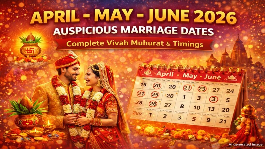 April–June 2026 Vivah Muhurat