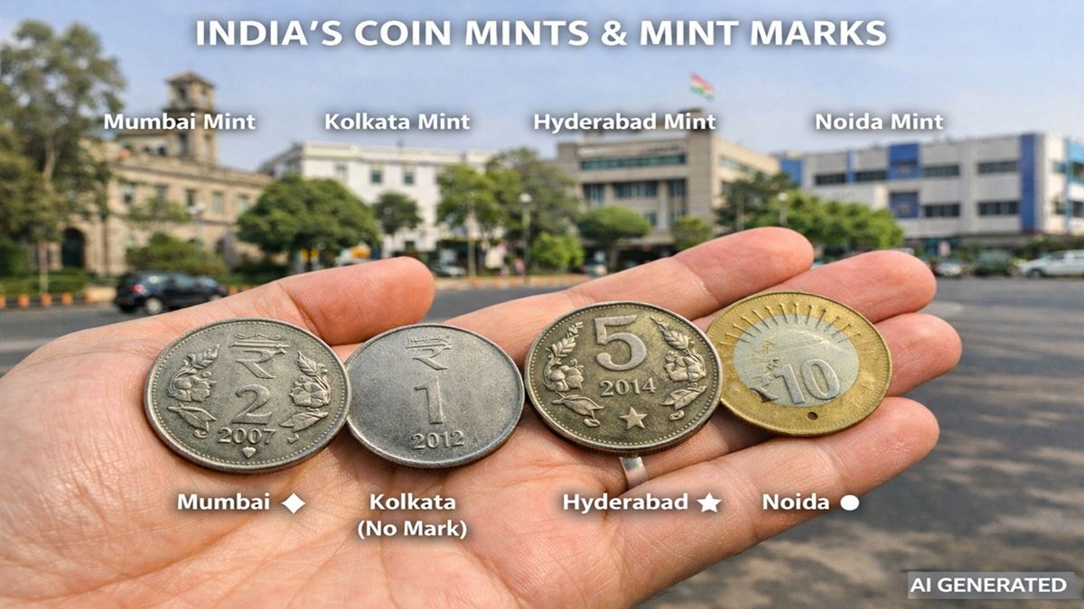 Coin Minting in India: All 4 Indian Mints and Their Mint Marks Explained
