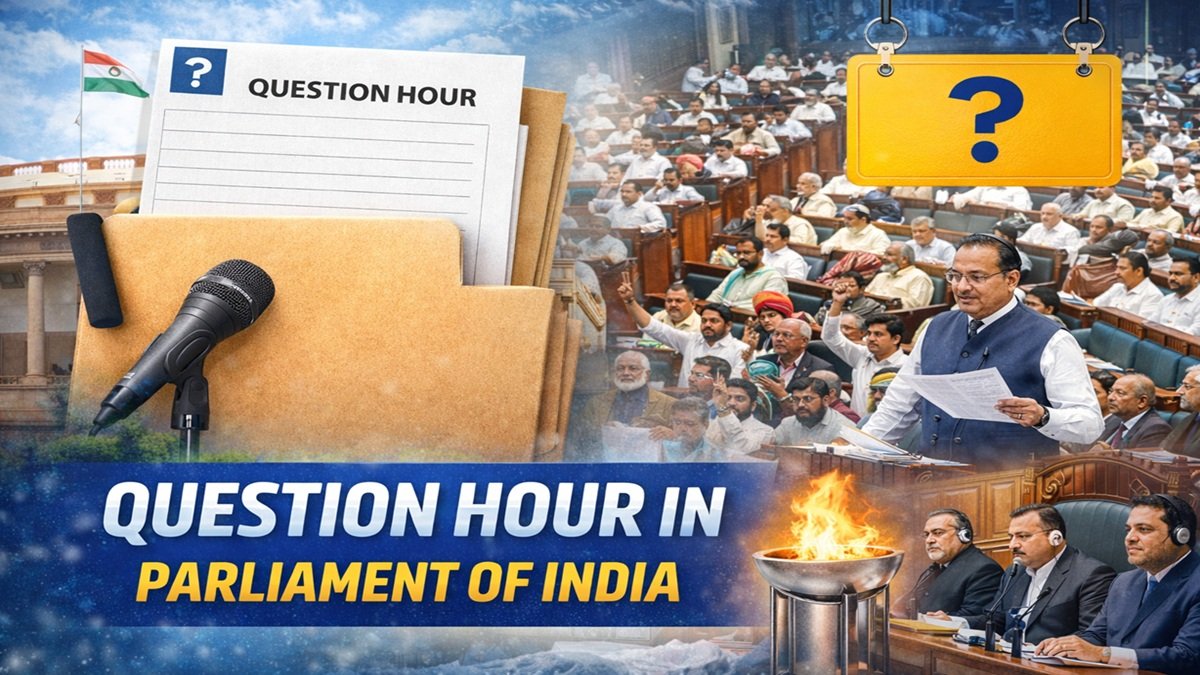 Question Hour (प्रश्नकाल) in the Parliament of India: Meaning, Procedure, Importance, and Rules
