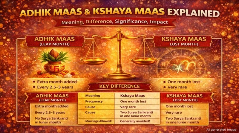 Adhik Maas and Kshaya Maas Explained
