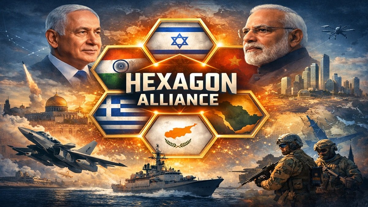 The Hexagon Alliance: Israel’s Strategic Gamble and India’s Calculated Entry into a New Geopolitical Order