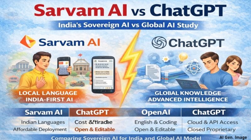 Sarvam AI vs ChatGPT