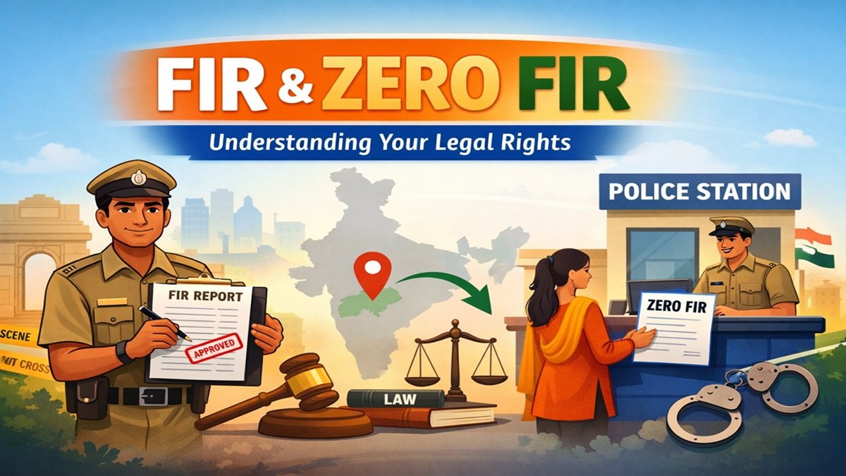 FIR and Zero FIR: Meaning, Process, Legal Provisions & Key Differences in India