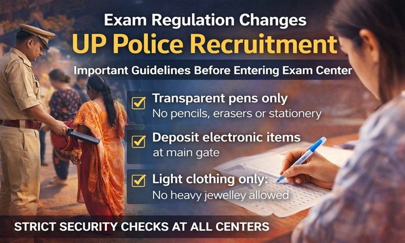 UP Police समेत कई भर्ती परीक्षाओं के नियम में बदलाव: सेंटर पर जाने से पहले महिलाएं जान लें ये जरूरी बातें