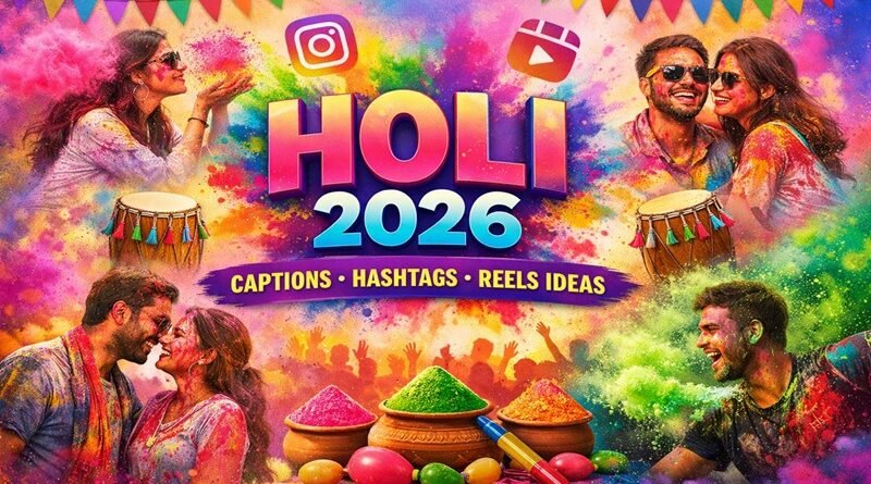 Holi 2026: Instagram Captions, Hashtags and Reels Ideas