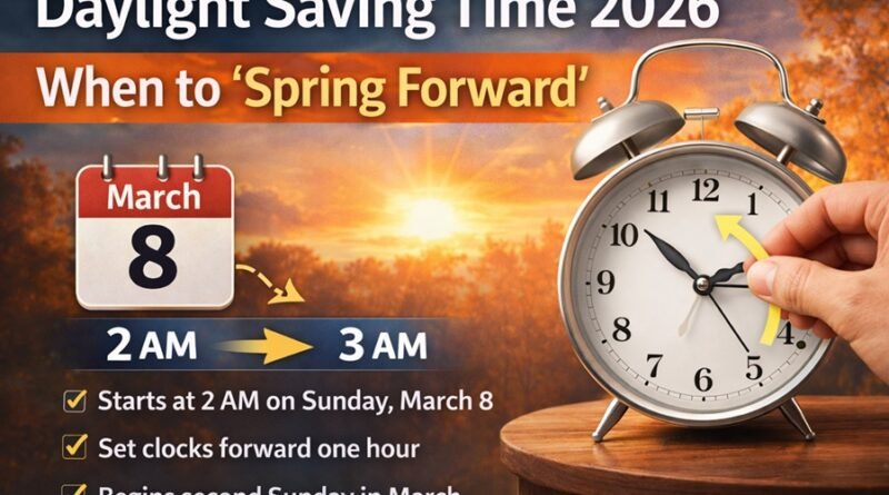 Daylight Saving Time 2026