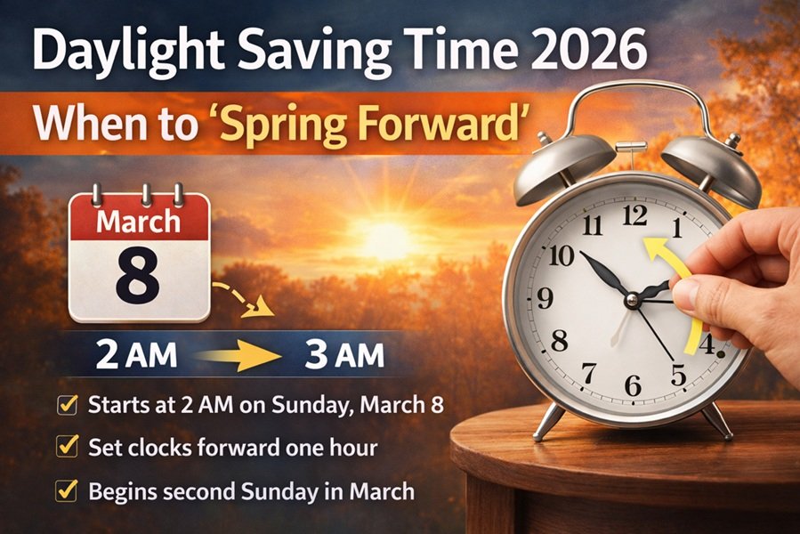 Daylight Saving Time 2026: When to ‘Spring Forward’ and What to Know