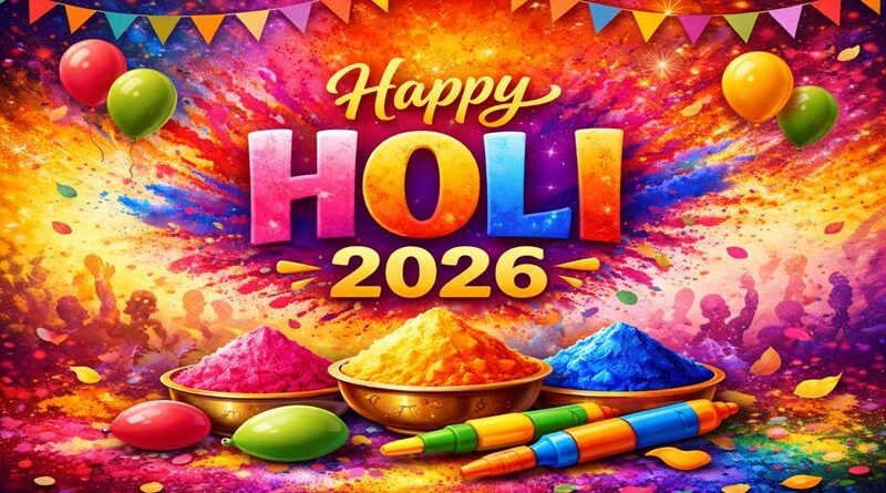 Happy Holi 2026 Wishes, Quotes, Messages & Captions