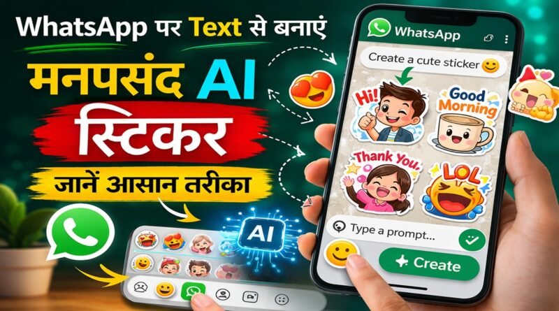 WhatsApp पर Text से बनाएं मनपसंद AI स्टिकर, जानें आसान तरीका
