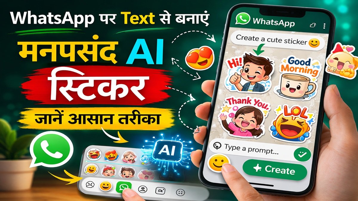 WhatsApp पर Text से बनाएं मनपसंद AI स्टिकर, जानें आसान तरीका