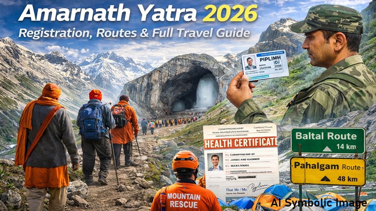 Amarnath Yatra 2026: Registration, Routes, Dates & Complete Travel Guide for Devotees