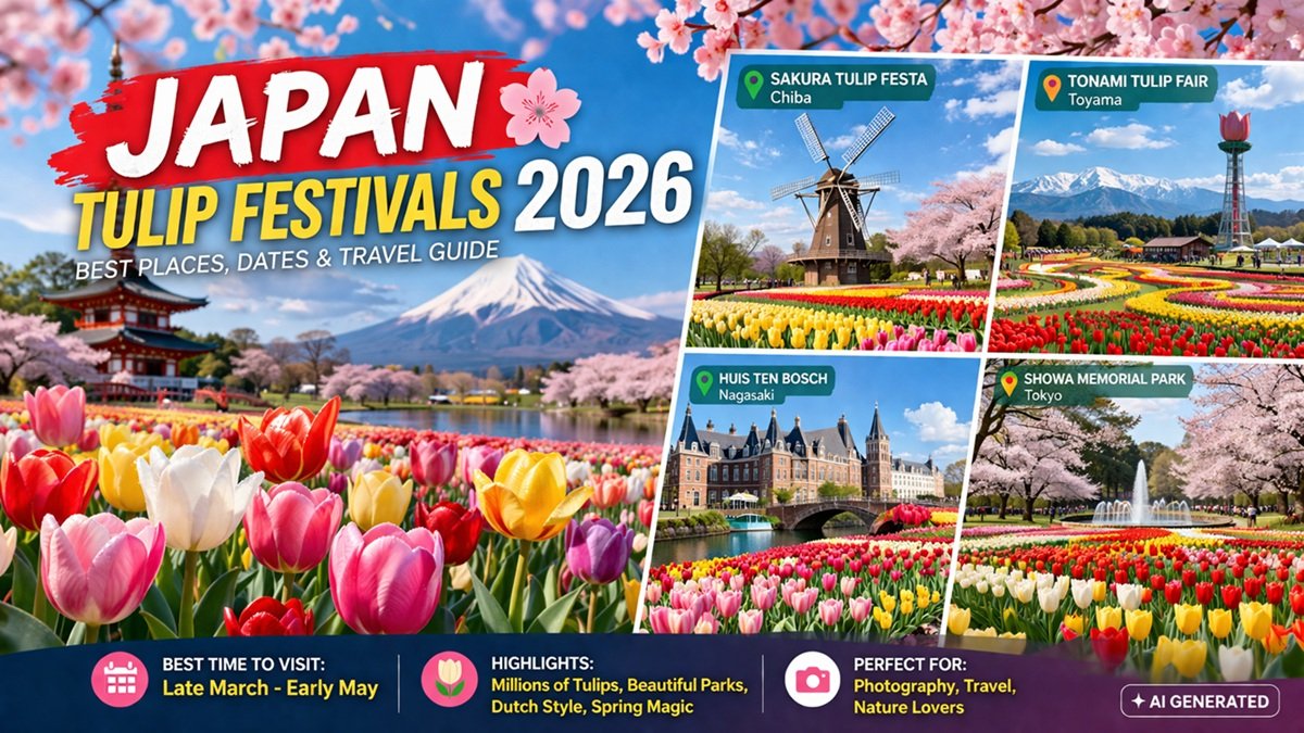 Japan Tulip Festivals 2026: Best Places, Dates, Travel Guide & Must-Visit Tulip Spots