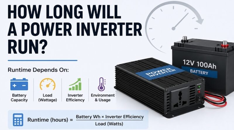 How Long Will a Power Inverter Run?