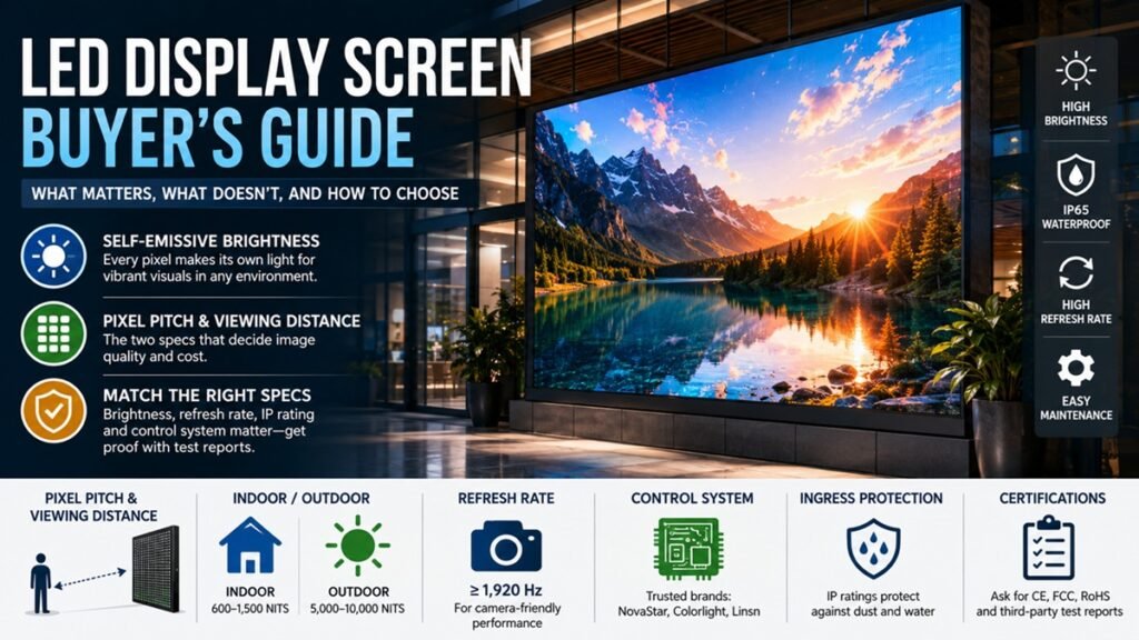 How to Choose an LED Display Screen