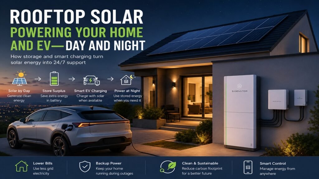 Can Rooftop Solar Charge Your EV and Run Your Home at Night?